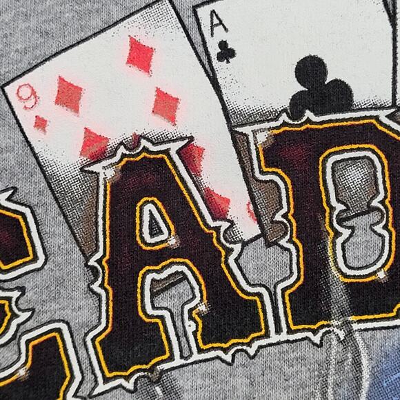 Vintage Western Skull Biker Shirt 2XL 25x29 Gray - Picture 11 of 13